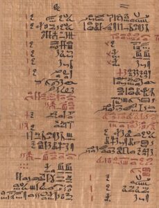 Papyrus Ebers als Metapher für emotionale Klarheit im Mentaltraining nach der feely-Methode von Christian Schober